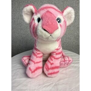 Aurora Tiger Pink Plush Destination Nation Safari Zoo 12" Stuffed Animal 2021